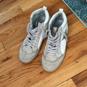 Vintage Havana White and Gray Sneakers